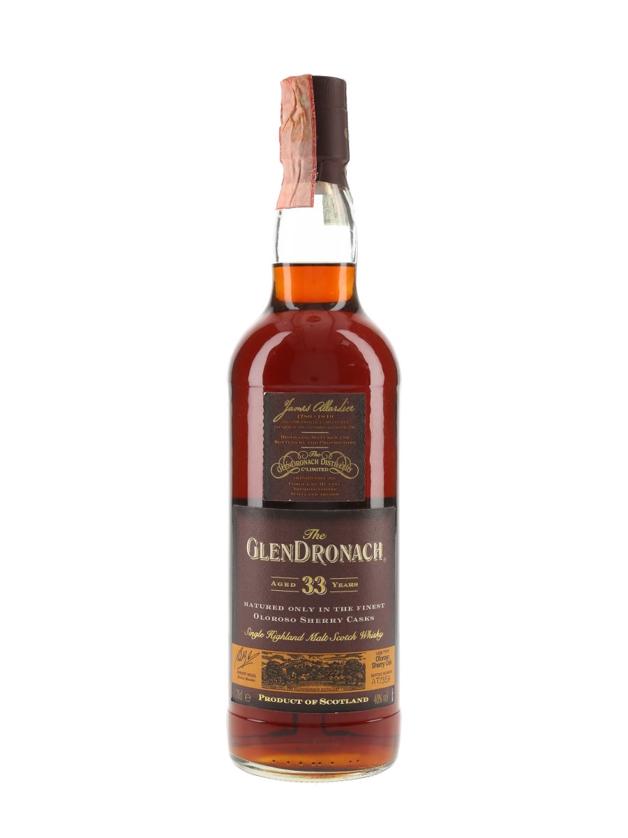 Glendronach 33 Year Old Bottled 1990s 70cl / 40%