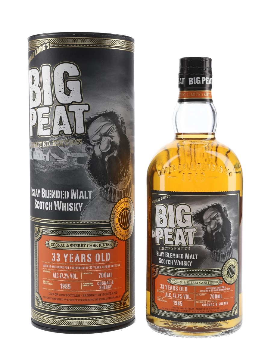Big Peat 1985 33 Year Old Cognac & Sherry Cask Finish 70cl / 47.2%
