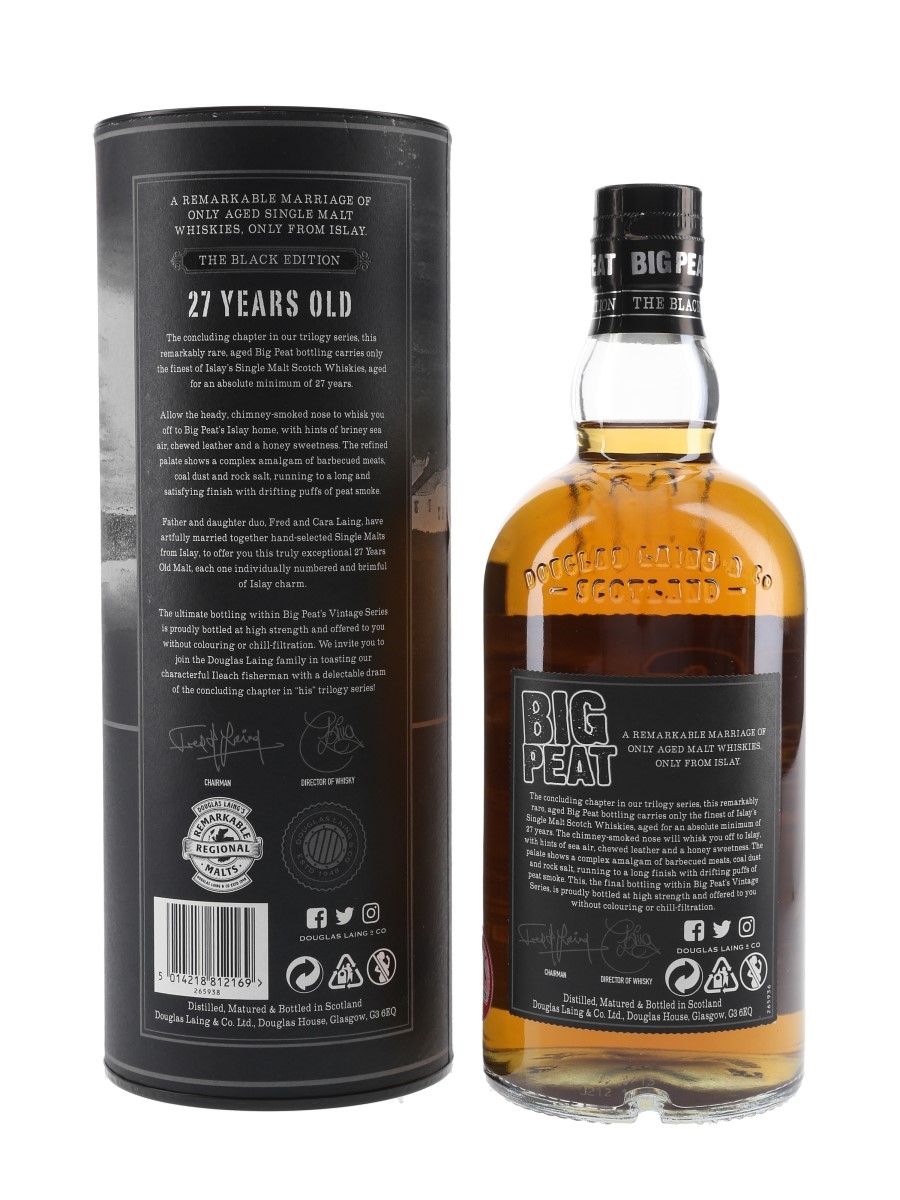 Big Peat 1992 27 Year Old The Black Edition - Lot 76757 - Buy/Sell