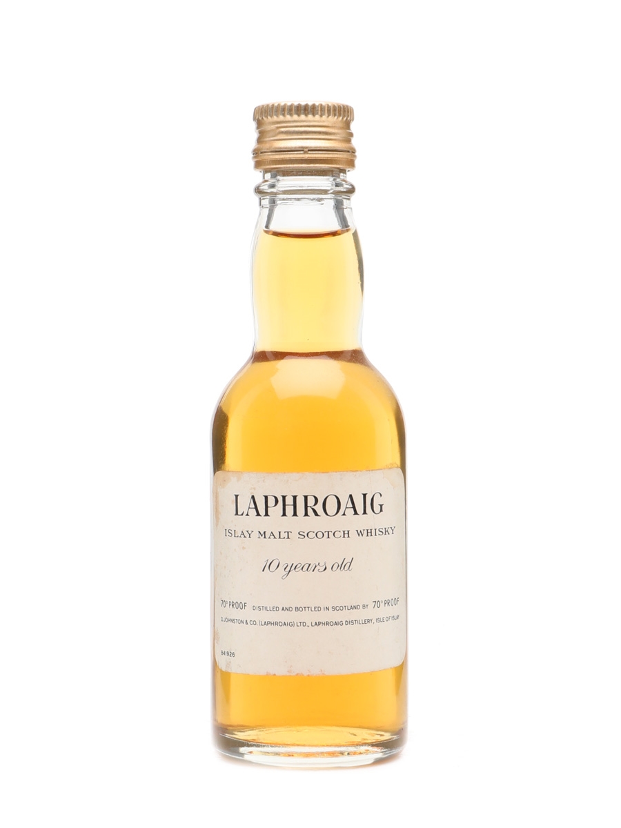 Laphroaig 10 Years Old 70 Proof Bottled 1960s 5cl