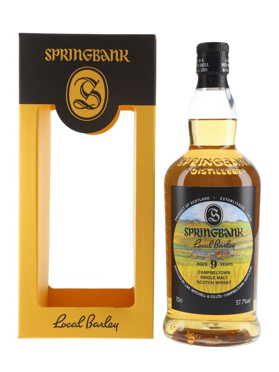 Springbank 2009 9 Year Old Local Barley Bottled 2018 70cl / 57.7%