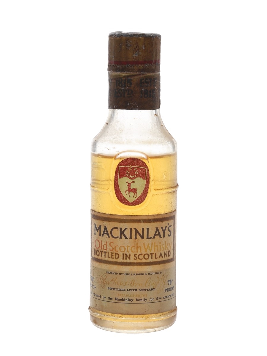 Mackinlay's Old Scotch Whisky Bottled 1960s 5cl / 40%