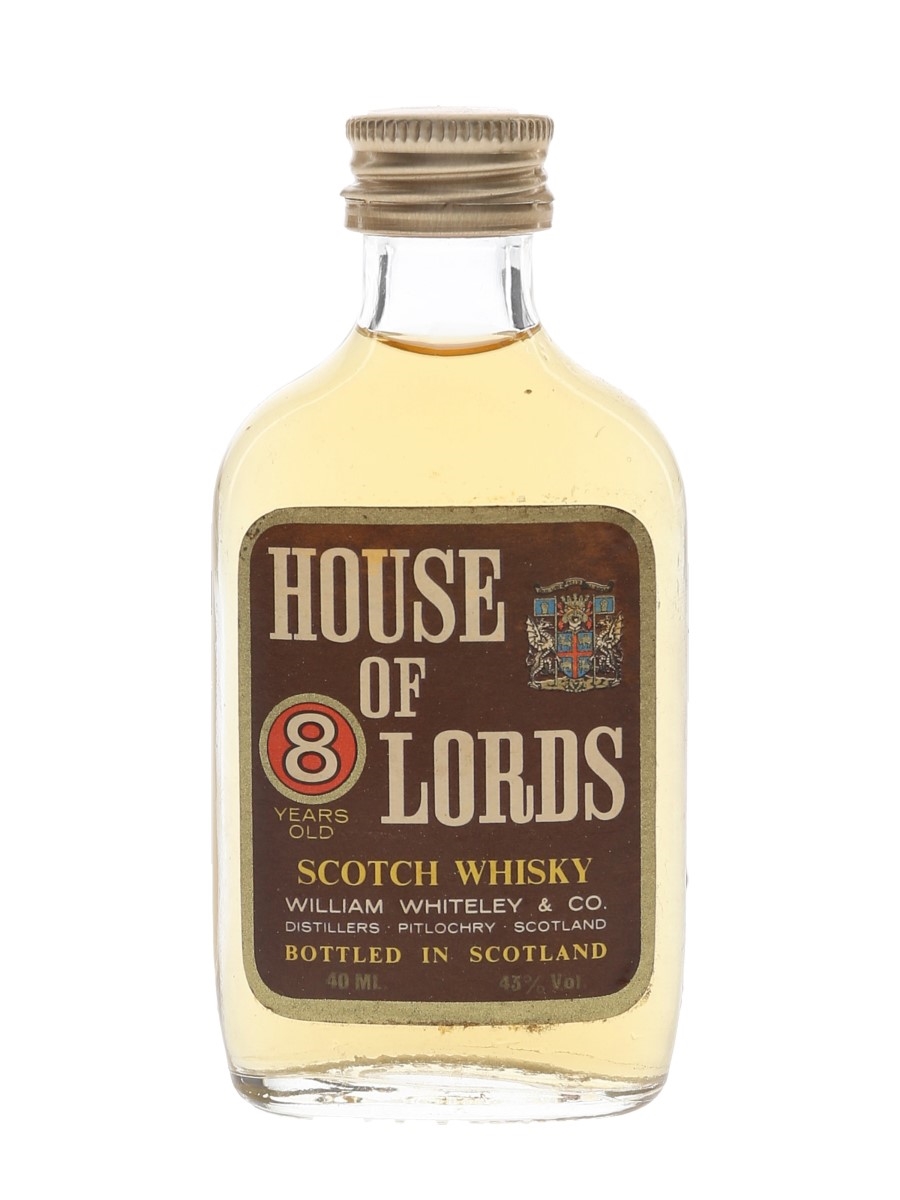 House Of Lords 8 Year Old Bottled 1980s 4cl / 43%