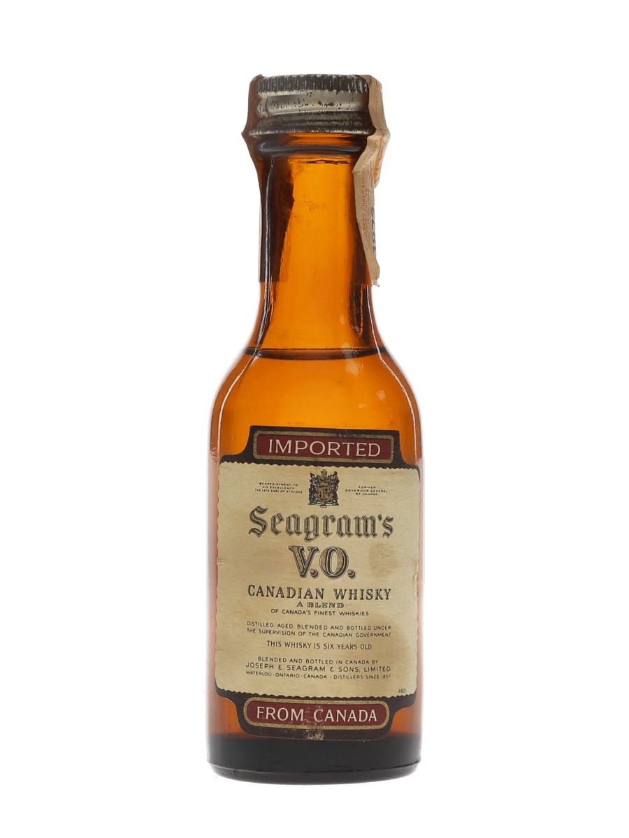 Seagram's VO 6 Year Old 1972  4.7cl