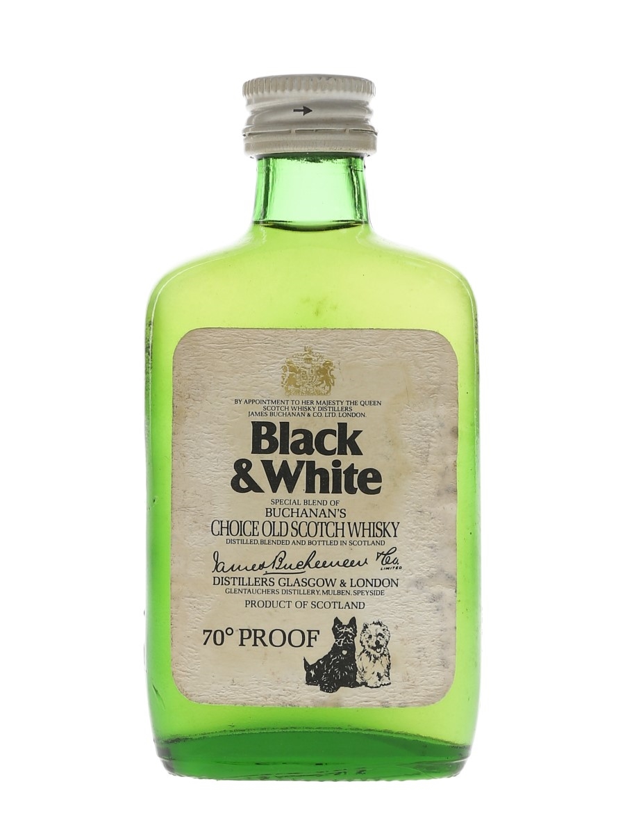 Buchanan's Black & White Bottled 1970s 5cl / 40%