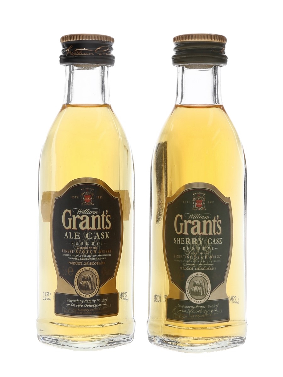 Grant's Ale & Sherry Cask  2 x 5cl / 40%