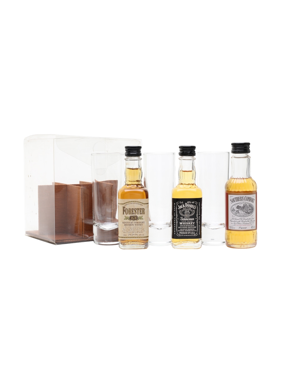 Classic Miniature Collection Set Forester, Jack Daniel's & Southern Comfort 3 x 5cl