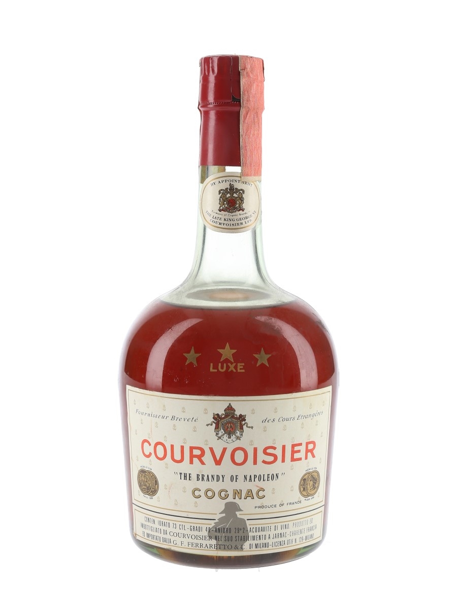 Courvoisier 3 Star Luxe Bottled 1970s - Ferraretto 73cl / 40%