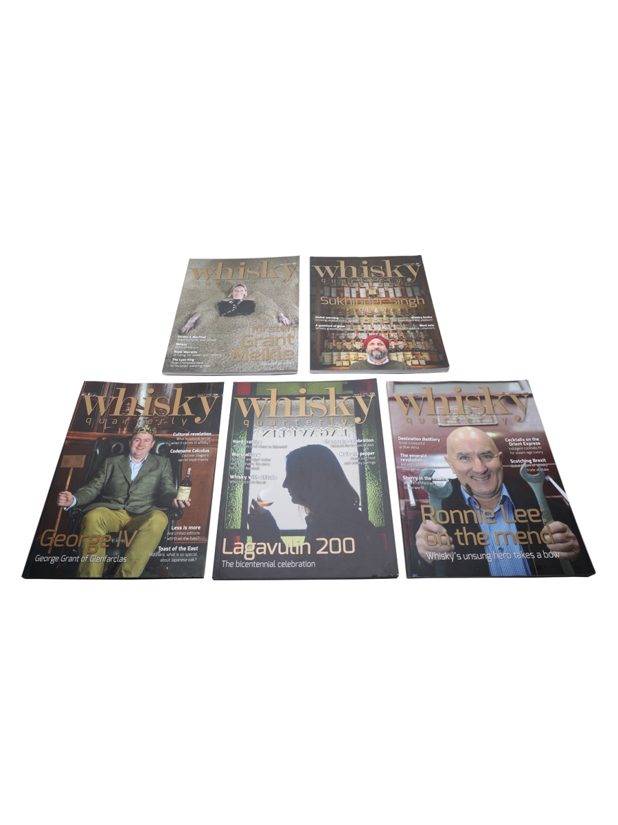 Whisky Quarterly Magazine 2016 & 2017 Sukhinder Singh, George IV, Kirsten Grant Meikle, Lagavulin 200 & Ronnie Lee 