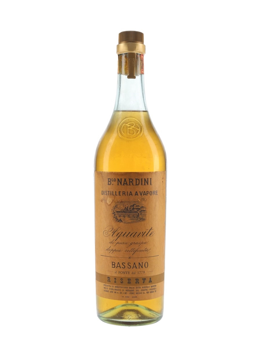 Nardini Aquavite Riserva Grappa Bottled 1960s-1970s 100cl / 50%