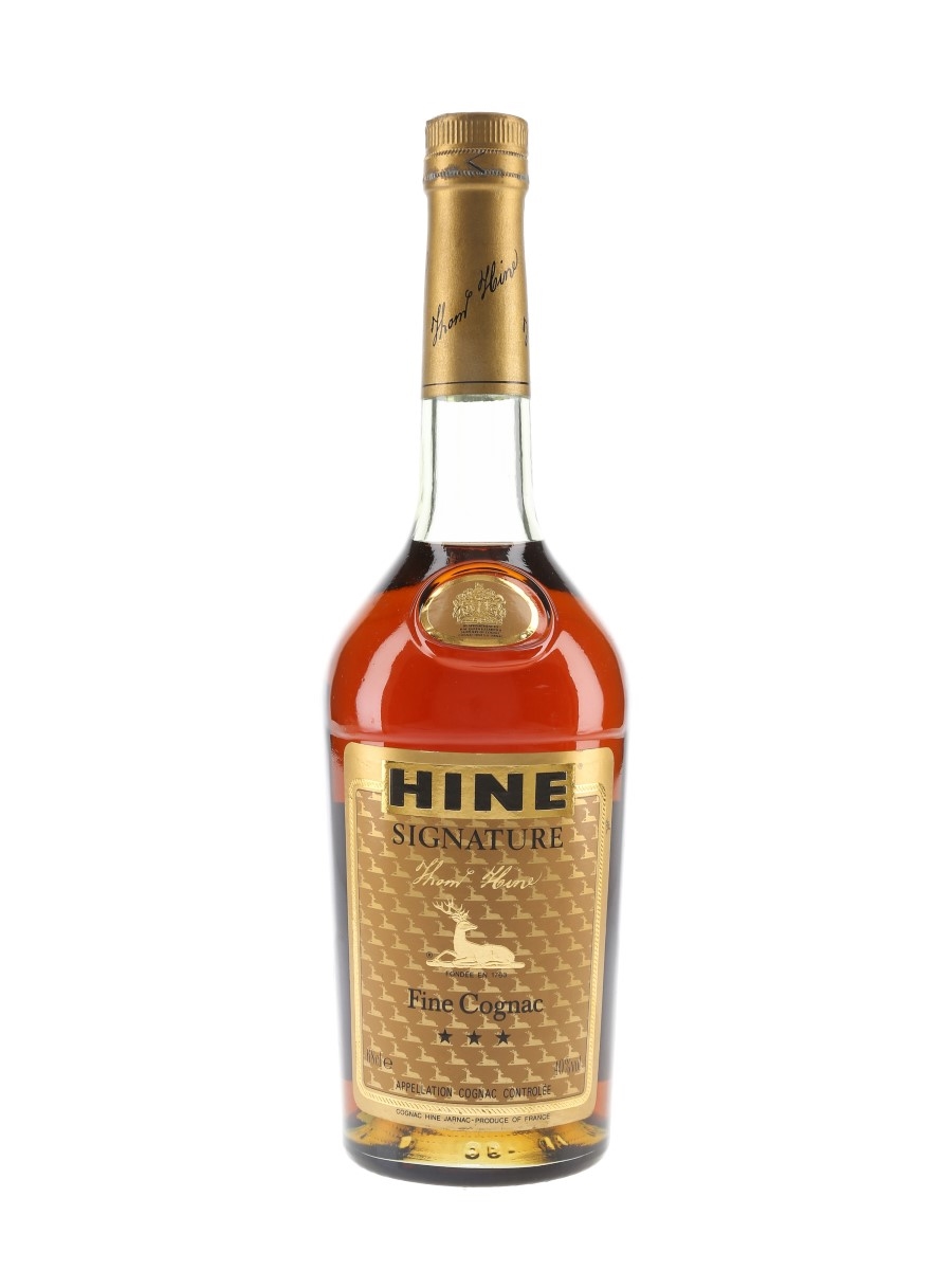 Hine Signature 3 Star Bottled 1980s 68cl / 40%