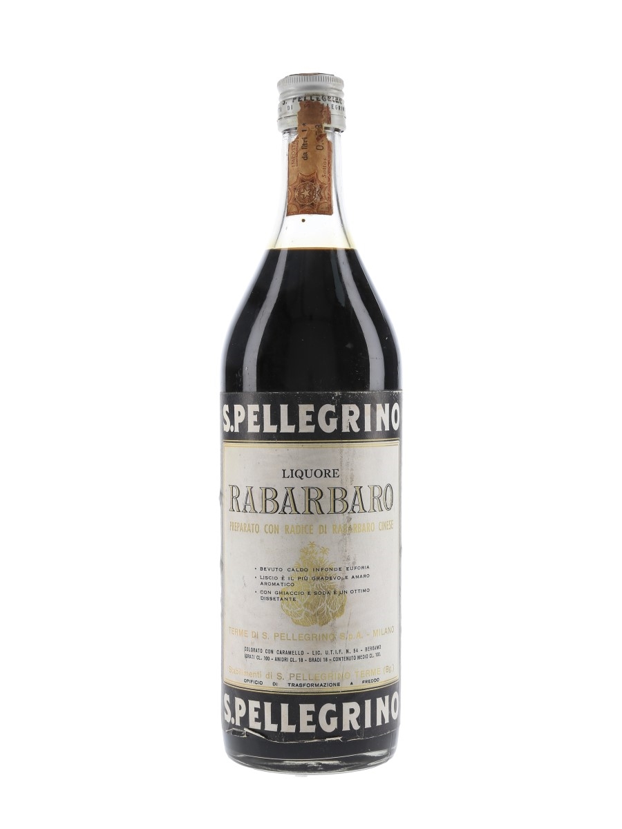 Pellegrino Rabarbaro Bottled 1960s 100cl / 18%