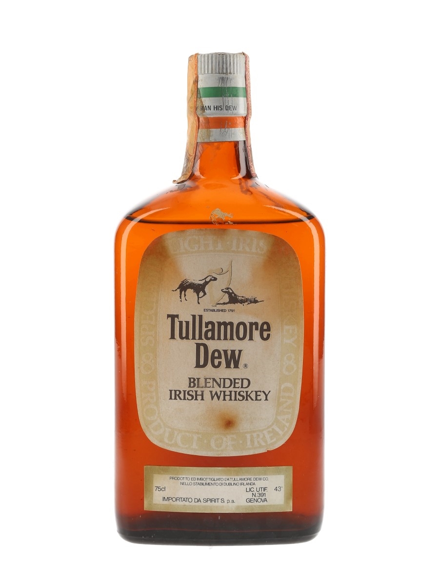 Tullamore Dew Bottled 1960s - Spirit 75cl / 43%