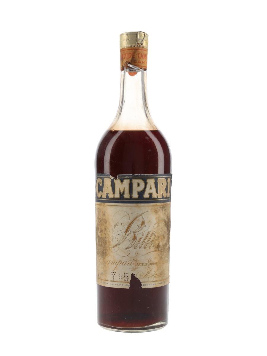 Campari Bitter Bottled 1940s-1950s 92cl / 25%