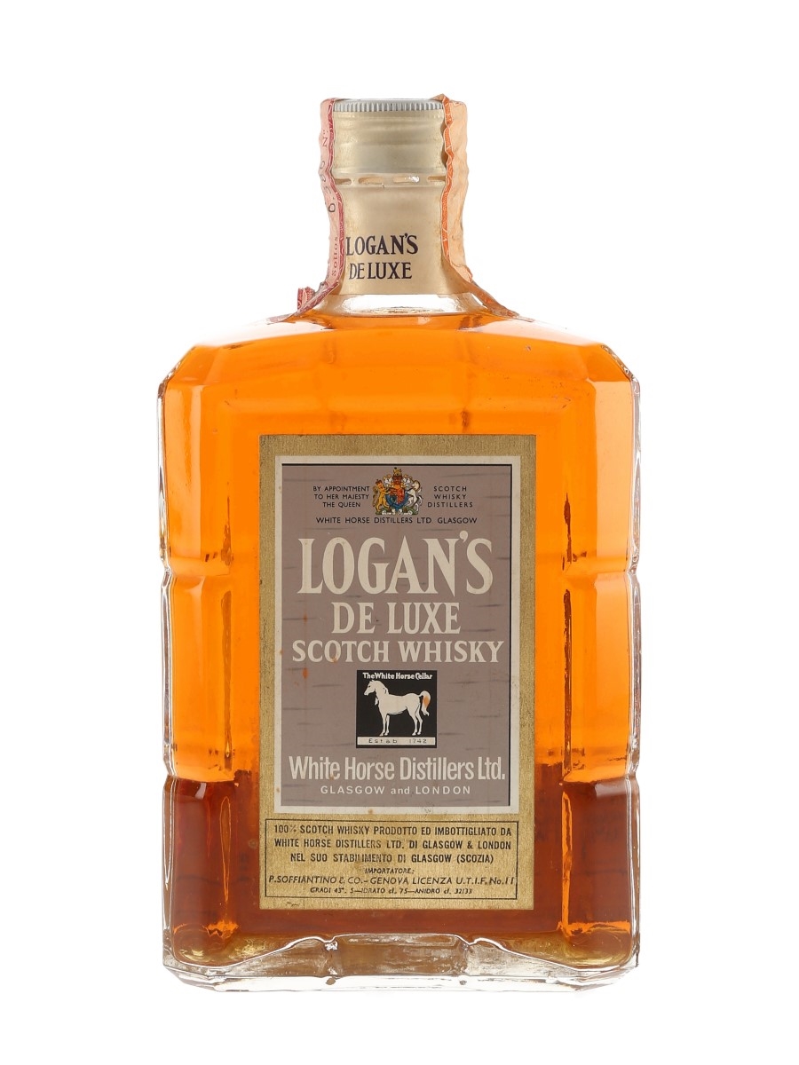 Logan's De Luxe Bottled 1960s - White Horse Distillers 75cl / 43%