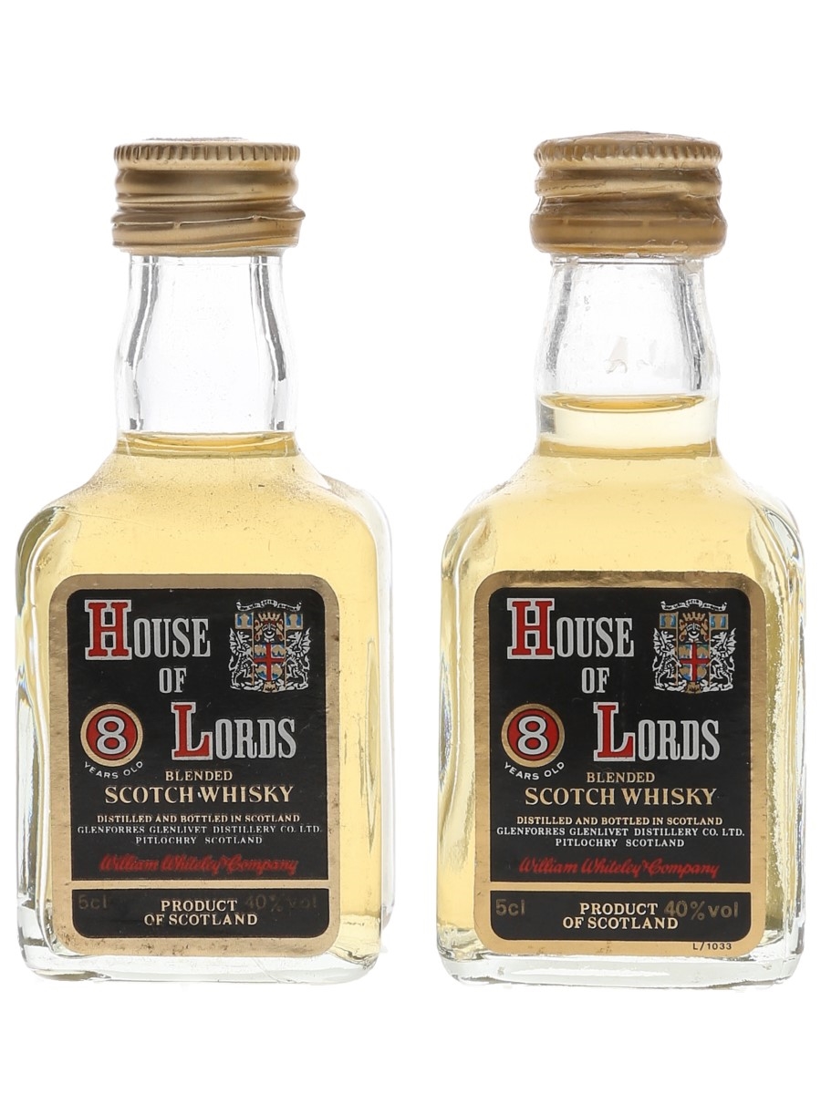 House Of Lords 8 Year Old Bottled 1980s 2 x 5cl / 40%