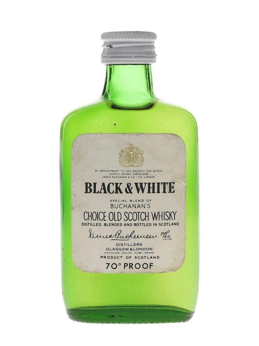 Buchanan's Black & White Bottled 1970s 5cl / 40%