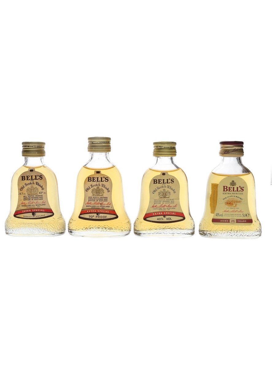Bell's Extra Special & 8 Year Old Bottled 1970s, 1980s & 1990s 4 x 5cl / 40%