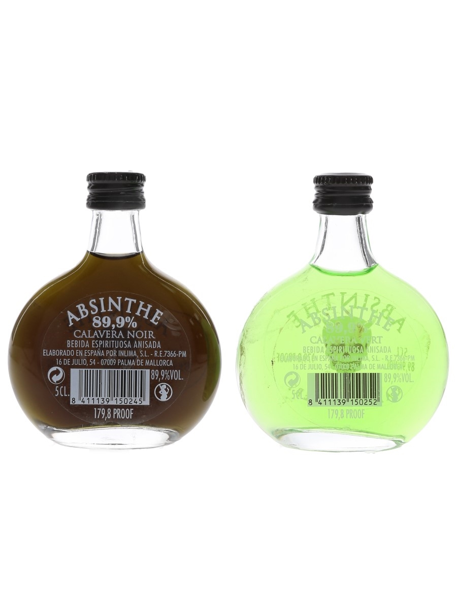 Purchase Blue Calavera Absinthe 89.9% 5 CL Miniatures - Liquor