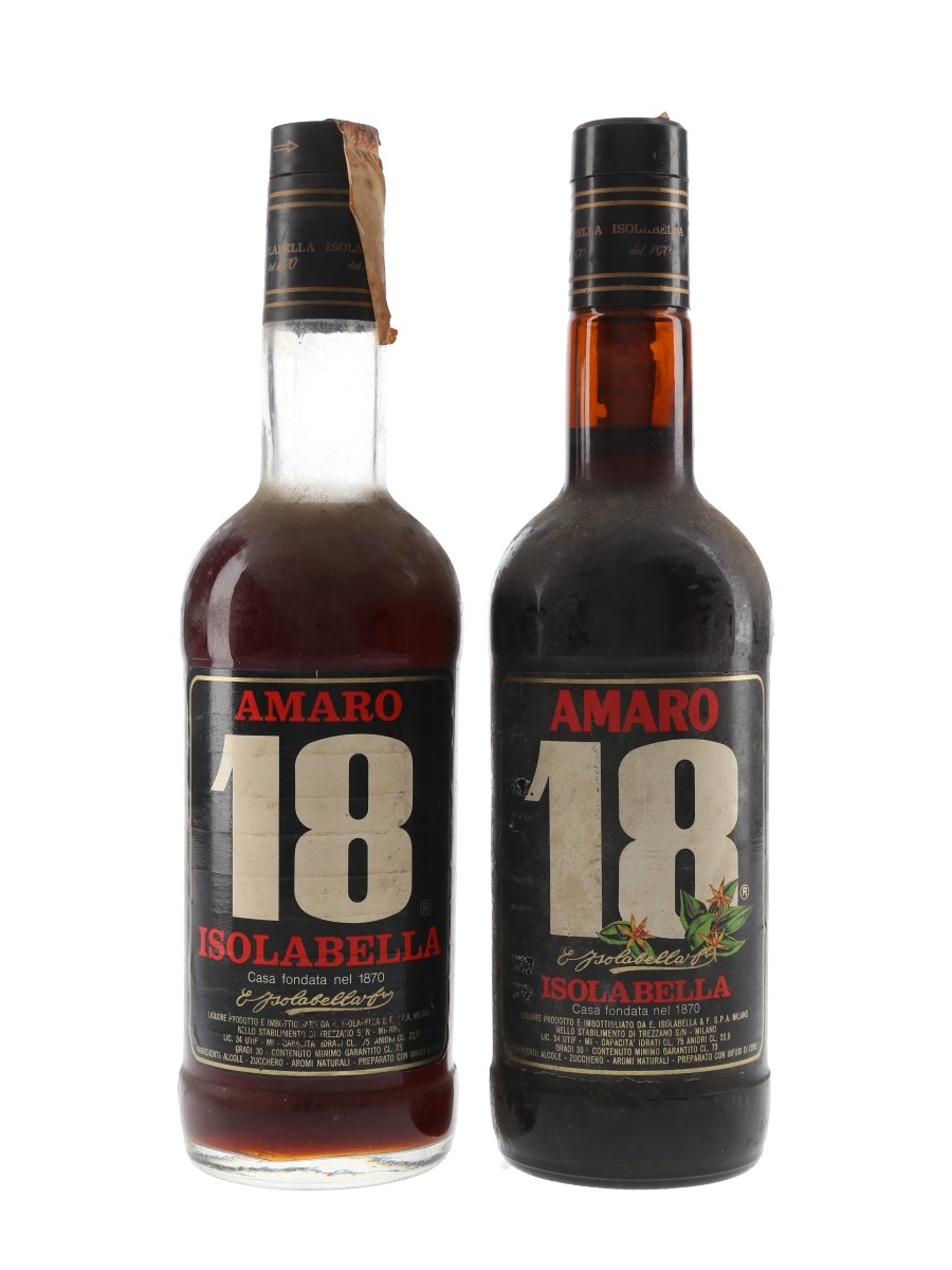 Isolabella 18 Amaro Bottled 1960s-1970s 2 x 75cl / 30%