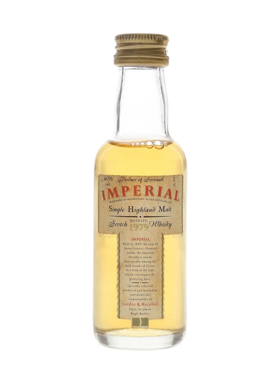 Imperial 1979 Bottled 1990s - Gordon & MacPhail 5cl / 40%