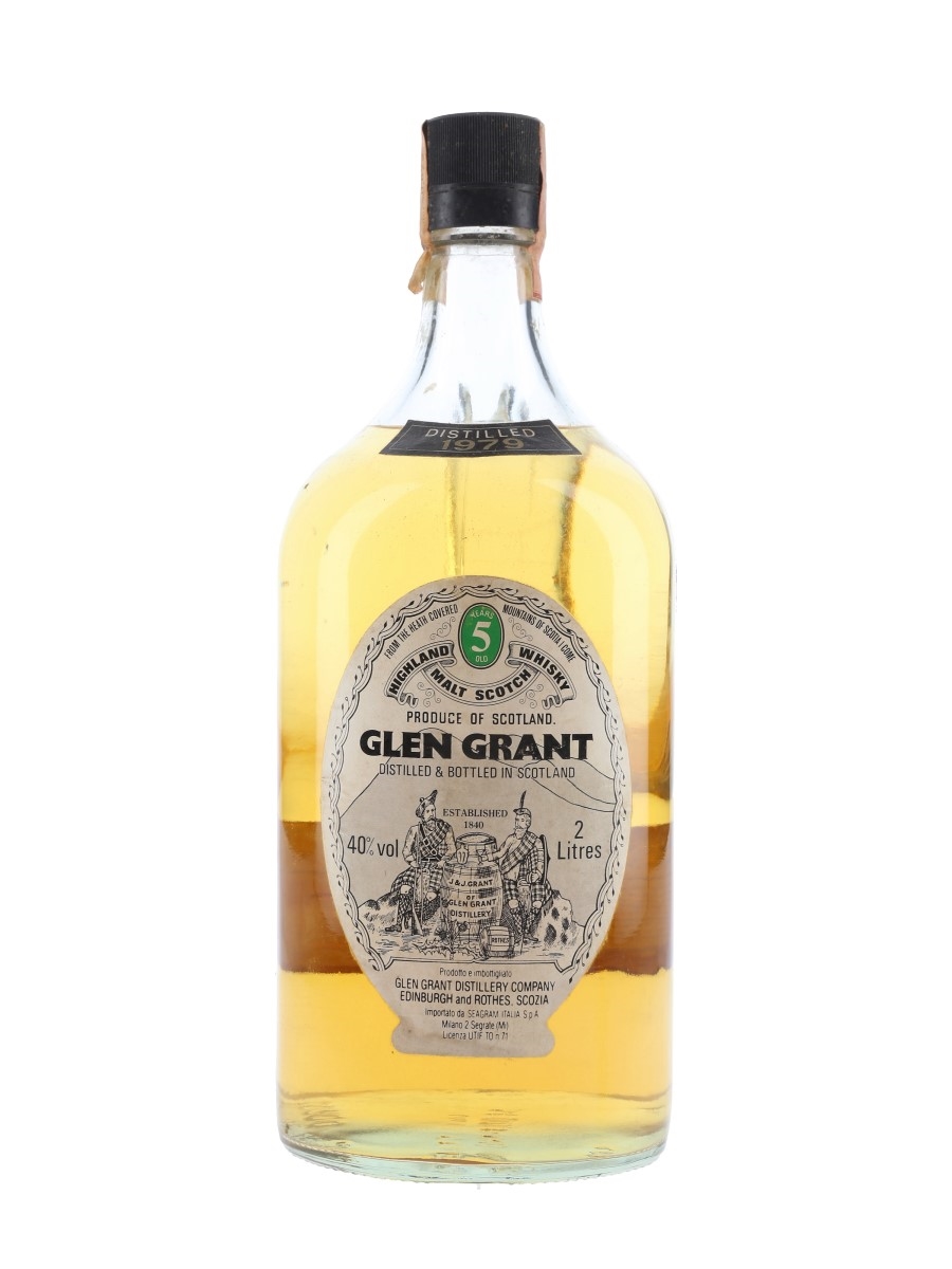 Glen Grant 1979 5 Year Old Seagram Italia - Large Format 200cl / 40%
