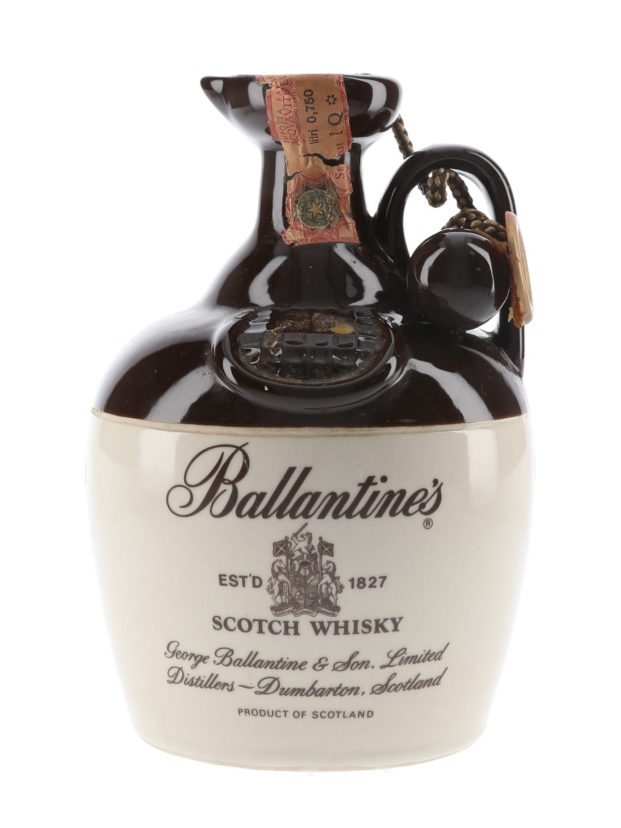 Ballantine's Ceramic Decanter Bottled 1970s-1980s - Spirit 75cl / 40%