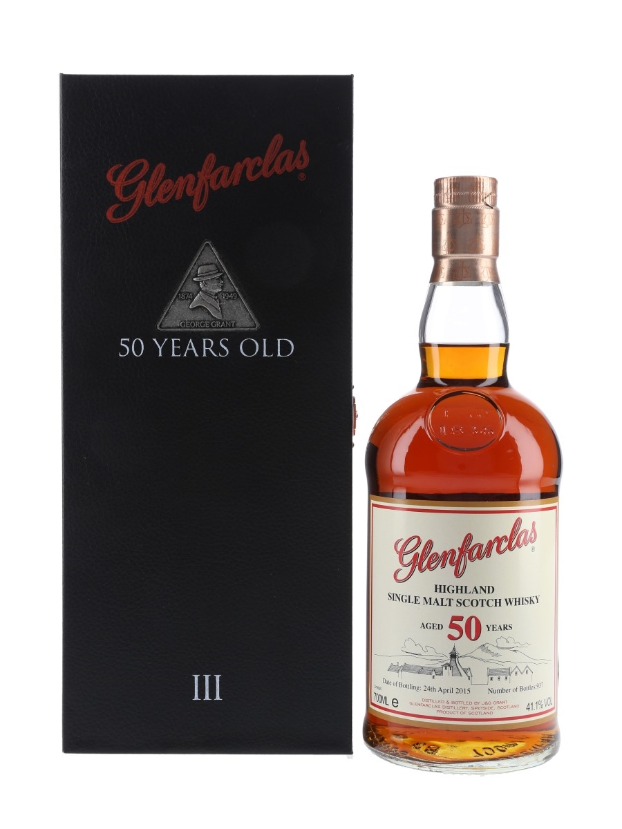 Glenfarclas 50 Year Old Family Collector III Bottled 2015 - Signed Bottle 70cl / 41.1%