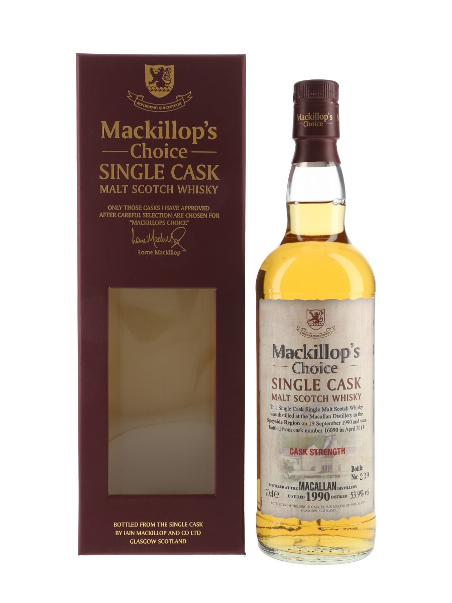 Macallan 1990 Mackillop's Choice Bottled 2013 70cl / 53.9%