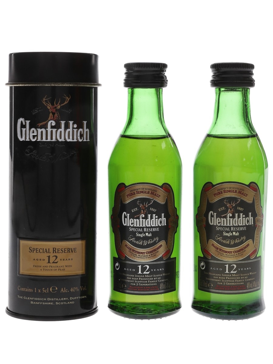 Glenfiddich 12 Year Old Special Reserve  2 x 5cl / 40%