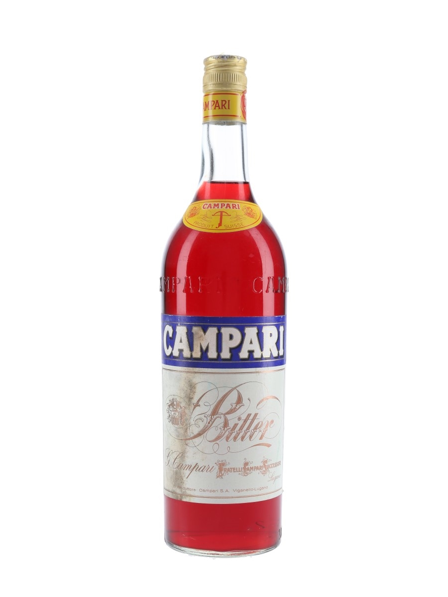 Campari Bitter Bottled 1970s - Switzerland 100cl