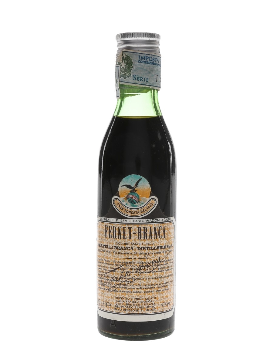 Fernet Branca Bottled 1983 10cl / 45%