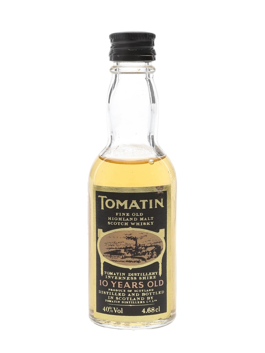 Tomatin 10 Year Old Bottled 1980s 4.68cl / 40%
