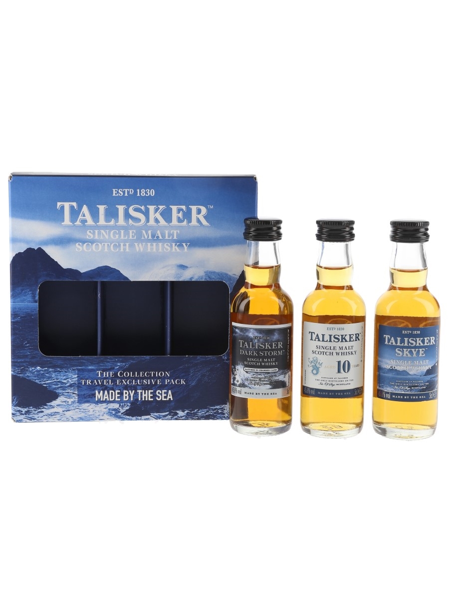 Talisker Collection Pack Skye, 10 Year Old & Dark Storm 3 x 5cl / 45.8%