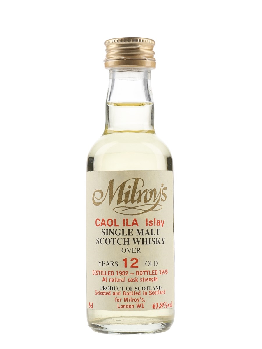 Caol Ila 1982 12 Year Old Bottled 1995 - Milroy's 5cl / 63.8%