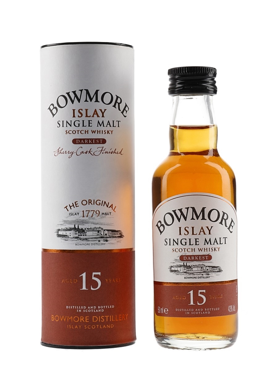 Bowmore 15 Year Old Darkest Sherry Cask Finished 5cl / 43%