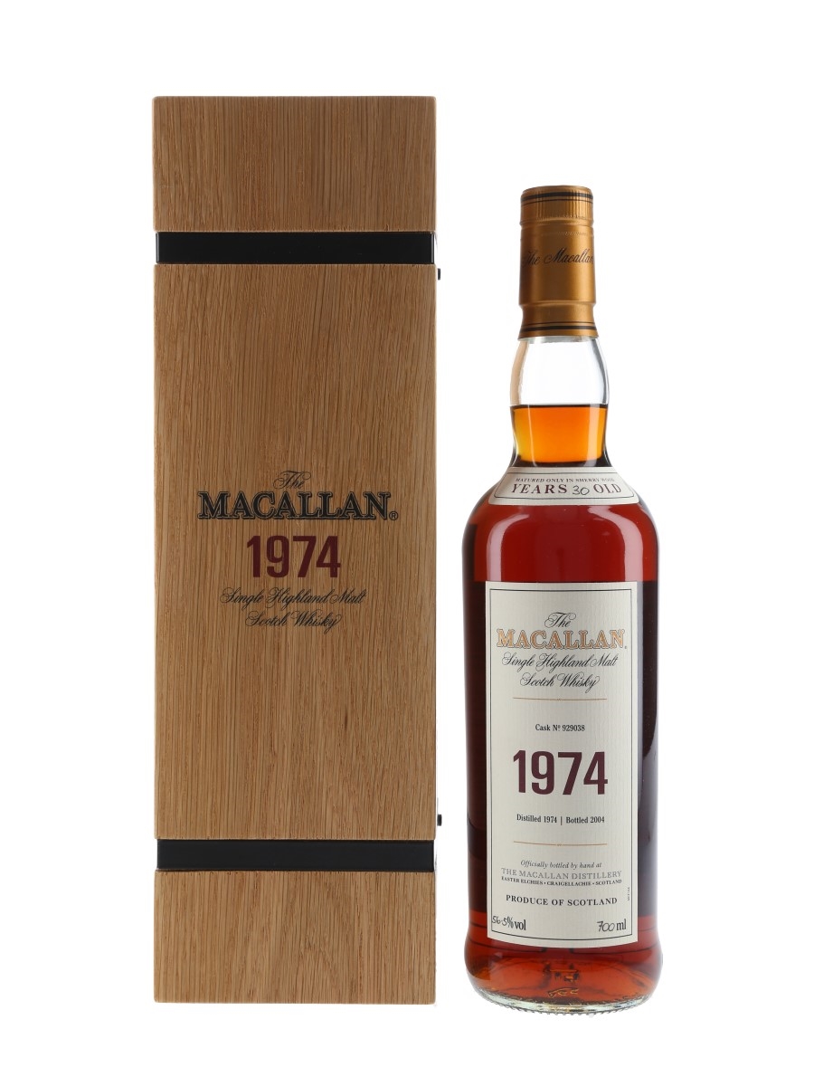 Macallan 1974 30 Year Old Fine & Rare Cask No. 929038 70cl / 56.5%