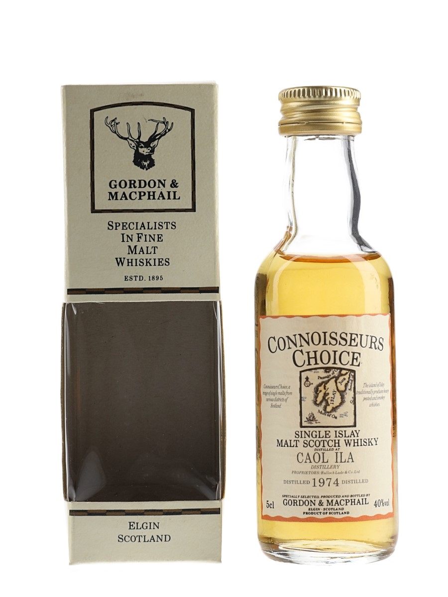 Caol Ila 1974 Bottled 1980s-1990s - Connoisseurs Choice 5cl / 40%