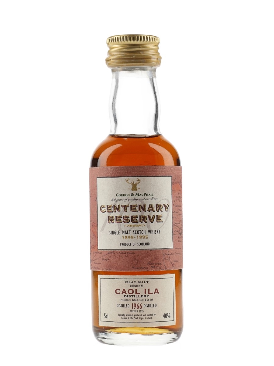 Caol Ila 1966 Centenary Reserve Bottled 1995 - Gordon & MacPhail 5cl / 40%