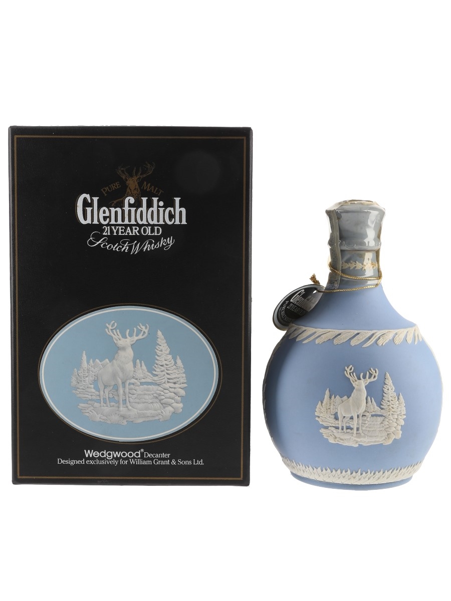 Glenfiddich 21 Year Old Wedgwood Decanter Bottled 1987 75cl / 43%