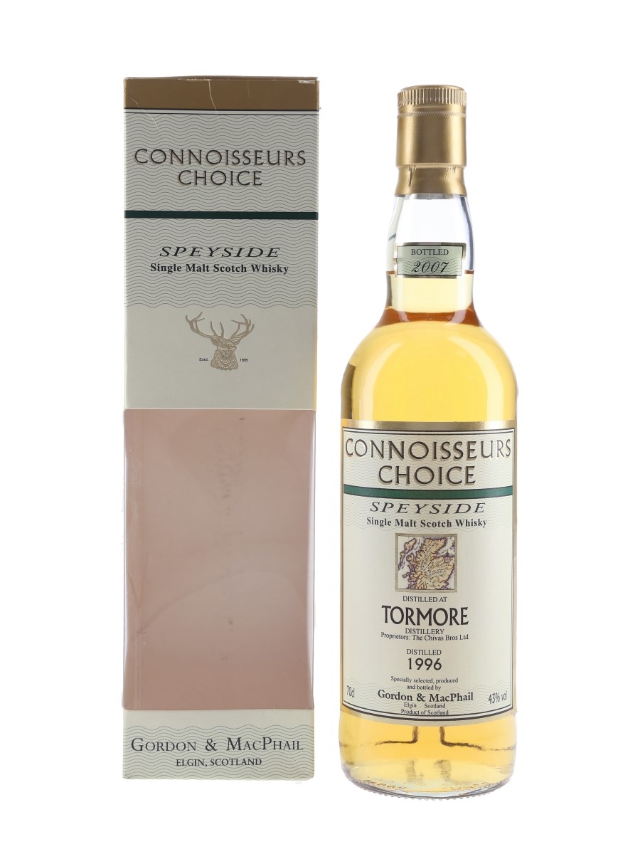 Tormore 1996 Bottled 2007 - Connoisseurs Choice 70cl / 43%