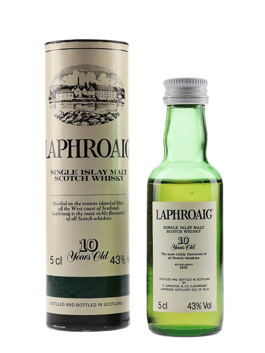 Laphroaig 10 Year Old Bottled 1990s - Pre Royal Warrant 5cl / 43%