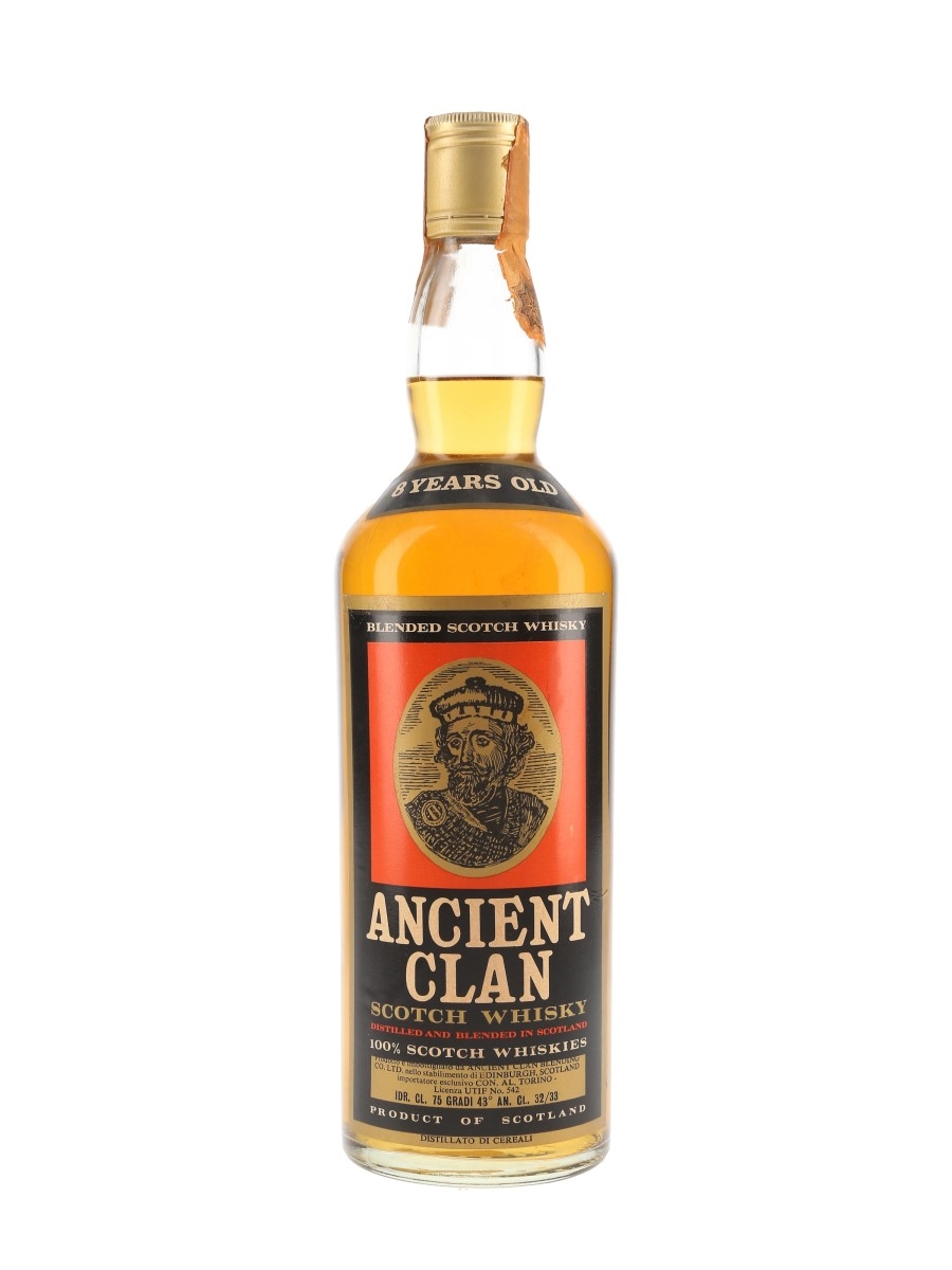 Ancient Clan 8 Year Old Bottled 1970s 75cl / 43%