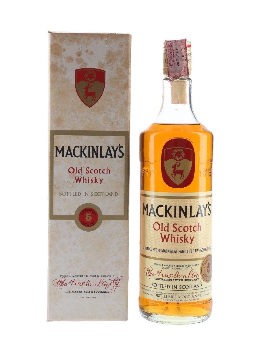 Mackinlay's 5 Year Old - Lot 77572 - Buy/Sell Blended Whisky Online