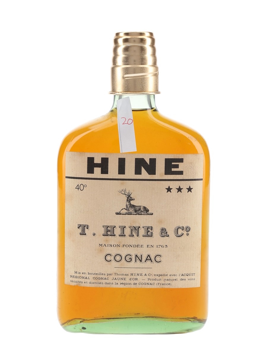 Hine 3 Star Bottled 1960s 35cl / 40%