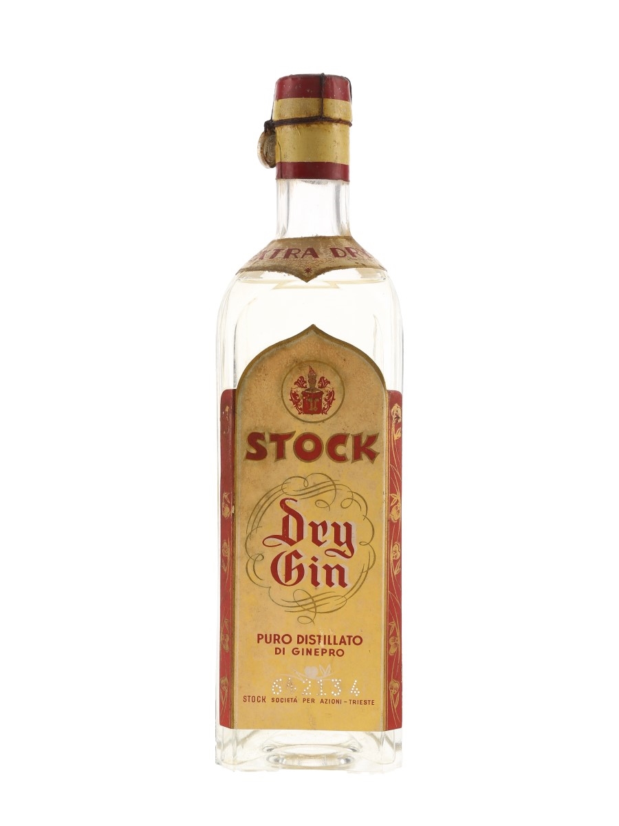 Stock Dry Gin Bottled 1950s 70cl / 45%