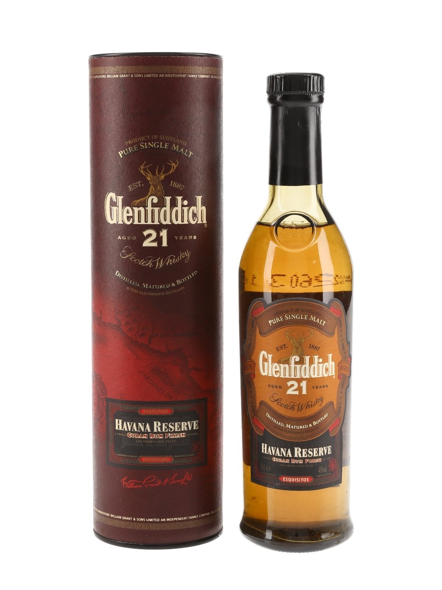 Glenfiddich 21 Year Old Havana Reserve Cuban Rum Finish 20cl / 40%