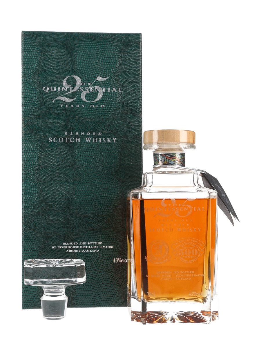 The Quintessential 25 Year Old Spirit Of Scotland Trophy Bottled 1994 - 500 Years Of Scotch Whisky 70cl / 43%