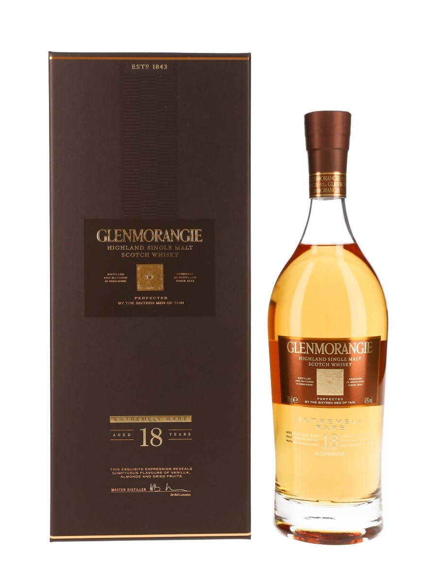 Glenmorangie 18 Year Old Extremely Rare Bottled 2019 70cl / 43%