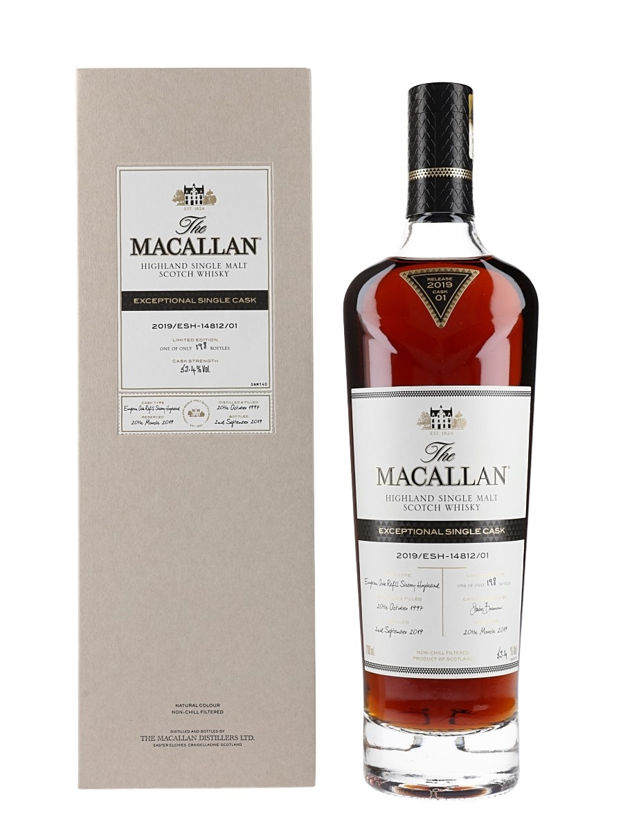 Macallan 1997 Exceptional Single Cask 01 2019 Release 70cl / 53.4%
